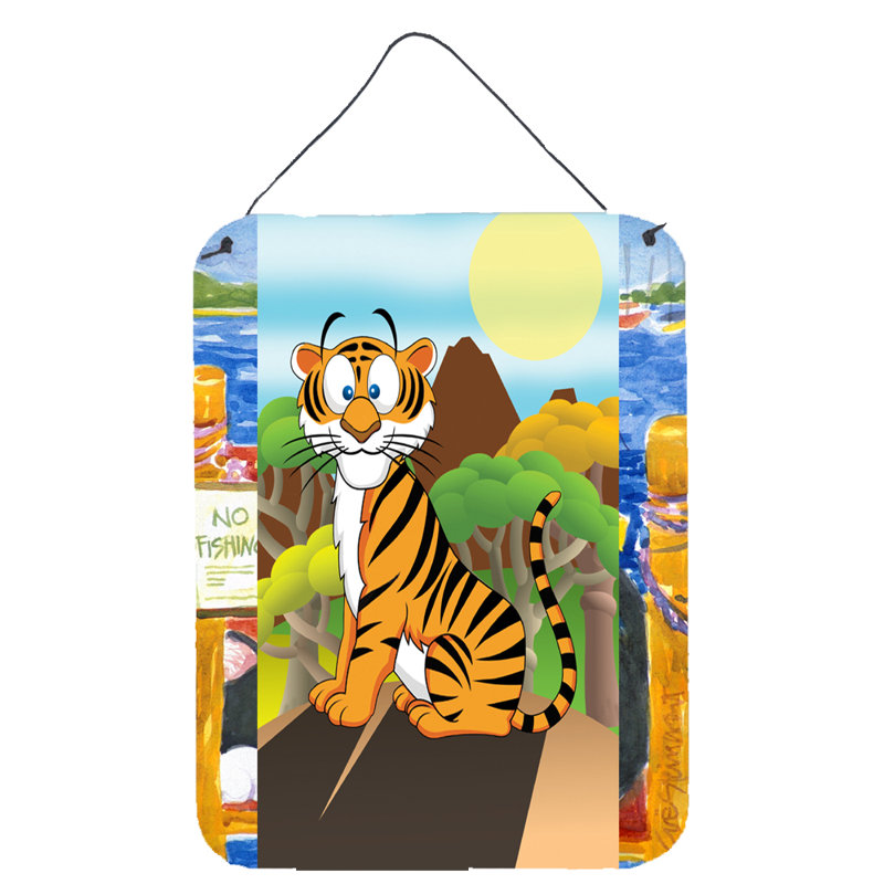 Décoration murale en suspension tiger