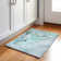 Premium Machine Washable Cerrito AMF502 Teal Rug