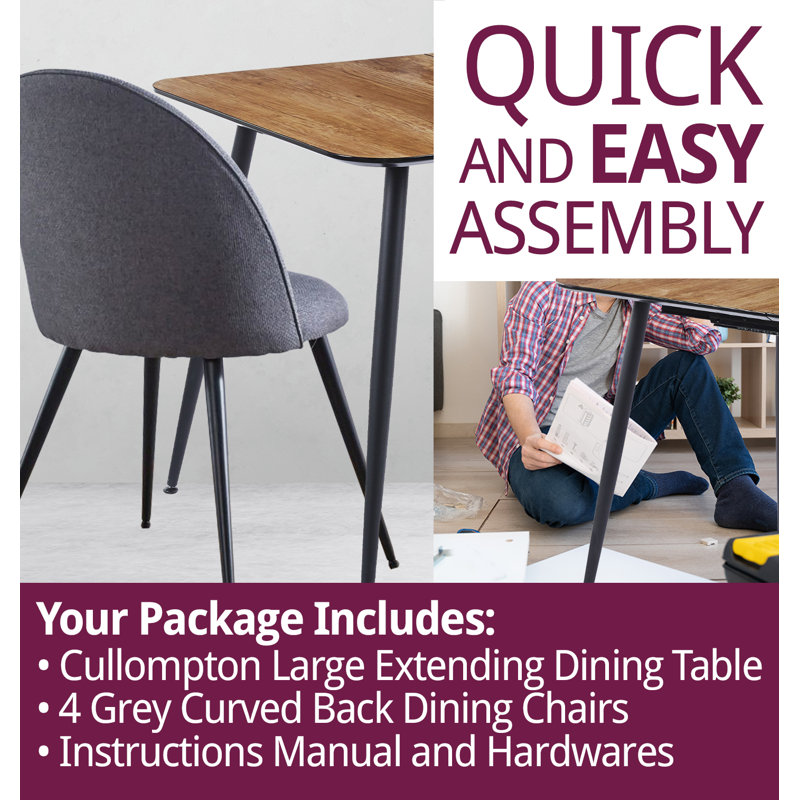 Ormidia 4 - Person Extendable Dining Set