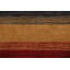 Tapis unique en laine noué à la main Gabbeh nouvel âge rouge et bleu 9 pi 3 po x 12 pi 1 po Combray