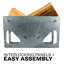 Foyer rectangulaire portatif US Stove US19VP