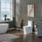 WoodBridge Eden 1.28 Gallons GPF Elongated Comfort Height Floor Mounted One-Piece Toilet (Seat Included)
