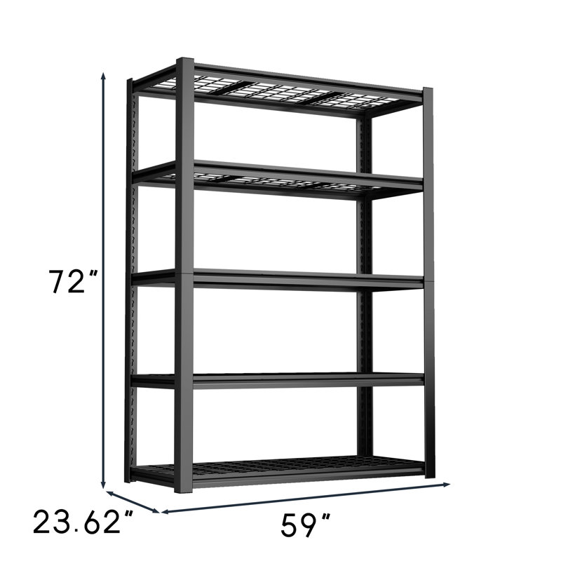 Support de rangement en métal 59 pouces