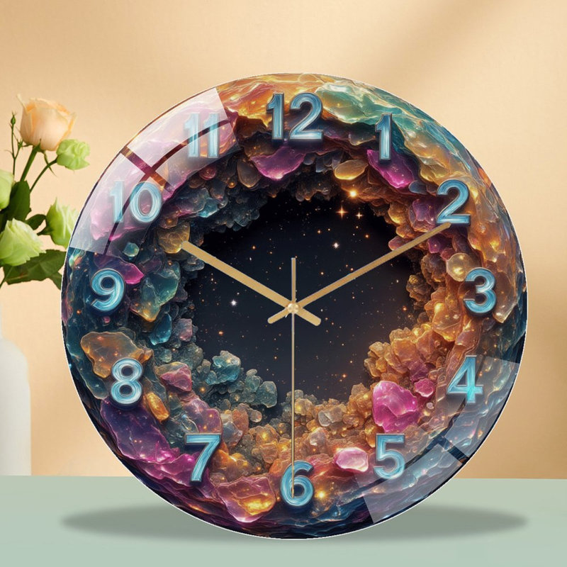 Horloge murale Geode