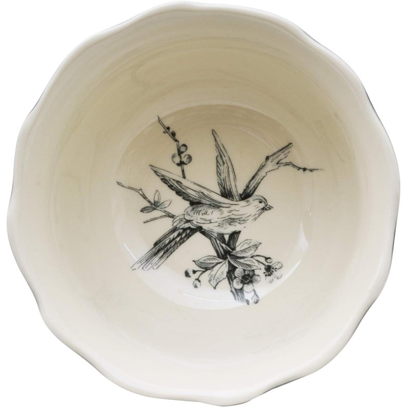 222 Fifth Adelaide 16-Piece Porcelain Floral Dinnerware Set - Service For 4, Gray/White
