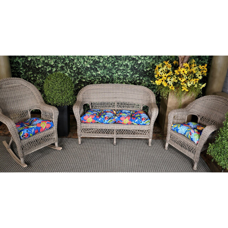 Coussin de siège Tempo Old Mariposa Poppy, Cobalt Mariposa