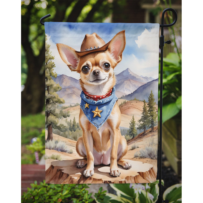 Drapeau Cowboy Welcome Garden, Chihuahua