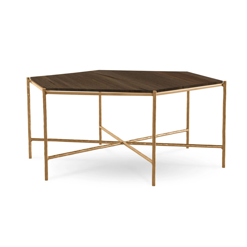 Athena Glass Top Coffee Table, Harvest, Saddle, Maple
