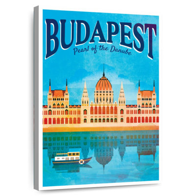 Affiche rétro de Budapest