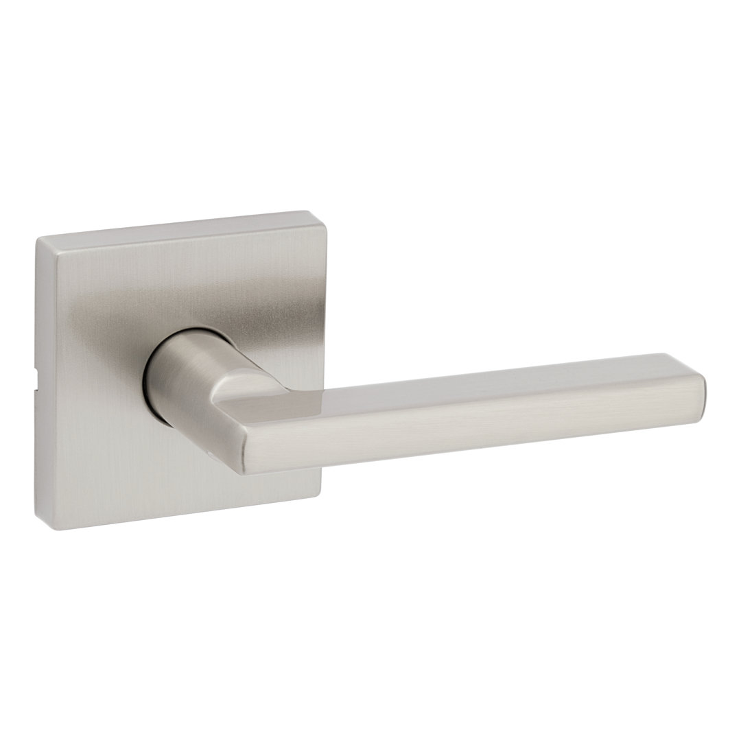 Halifax Passage Door Lever with Square Rosette Kwikset 