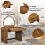 Meuble-lavabo 39 po avec miroir DEL-466363996