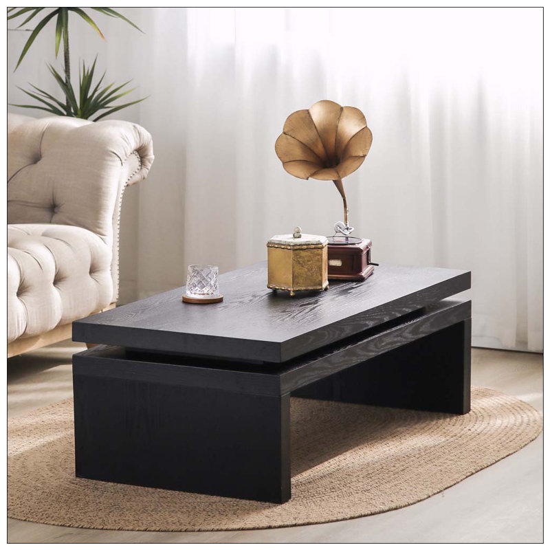 Table basse moderne, Black