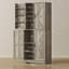 Garde-manger, garde-manger de style campagnard, garde-manger haut de 72 po avec 4 portes de grange, 4 tablettes réglables et 8 tablettes de porte