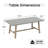 Outdoor Patio Aluminum Rectangular Dining Table-153929896