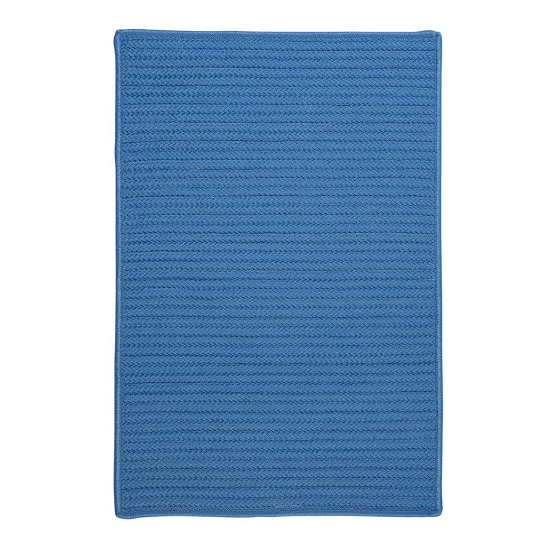 Tapis bleu tressé Glasgow, Rectangle 12 pi x 15 pi