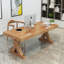 Grande table de bureau moderne tout en bois massif-1539540646