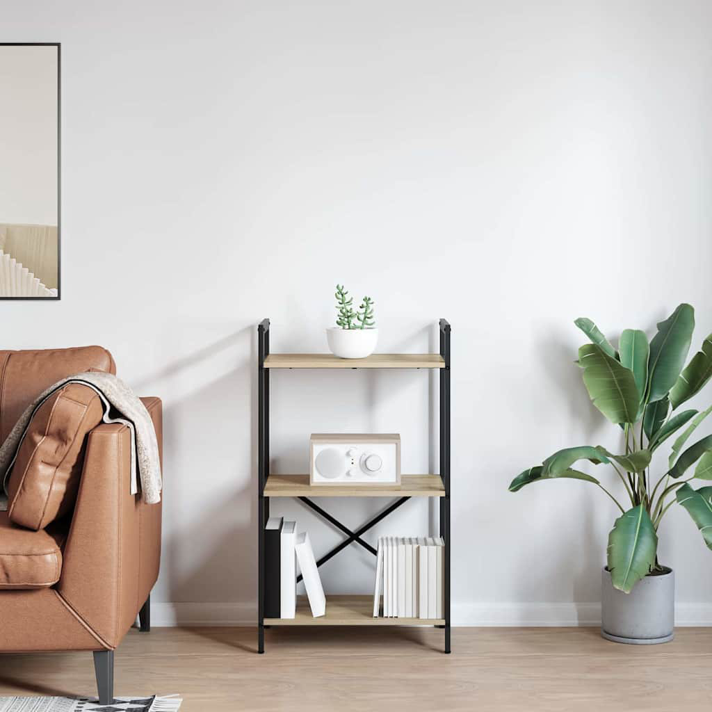 96cm H x 56cm W Steel Etagere Bookcase
