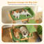 Arbre à chat vert de 112 cm (44 po) pour grands chats avec 4 plateformes-1044039730
