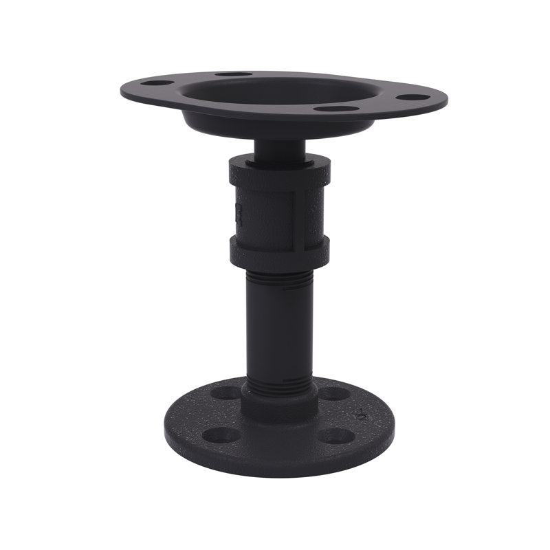 Porte-brosse à dents supérieure meuble-lavabo Bayer, Noir mat