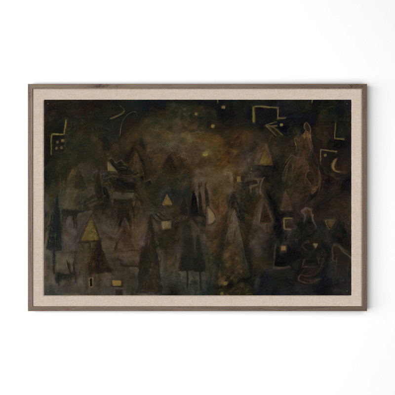 Cave Painting by Jess Engle (New), Vertical Grain White Oak, 36" H x 48" W