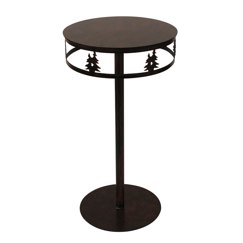 Reuben Round Metal Top Dining Table