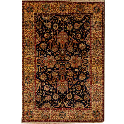 Hand Woven Cotton and Wool Oriental Area Rug