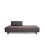 Canapé-lit 3 places, couleur anthracite, 86,6 po x 35,4 po x 31,5 po | Structure en bois de hêtre et en carton, tissu 100% polyester | Coussins portables, 2 coussins inclus, élégants et fonctionnels pour le salon et les chambres d'amis-1002768682