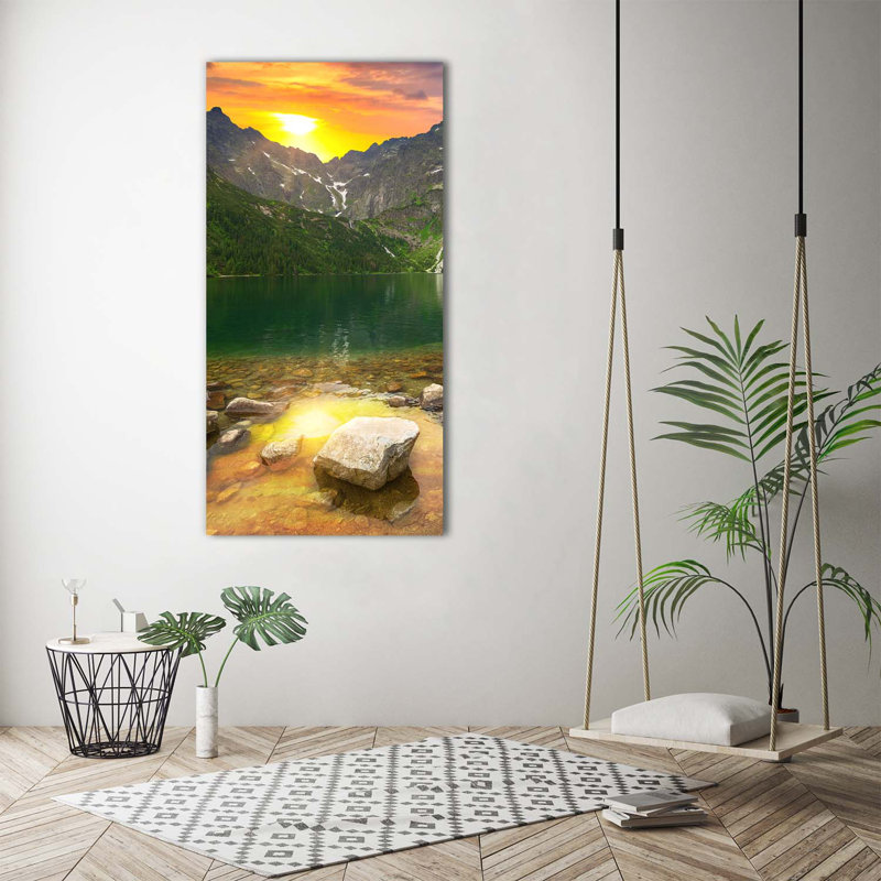 Raspberry And Water - Wrapped Canvas Print