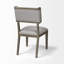 Chaise d'appoint rembourrée en bois massif Maine-554344220