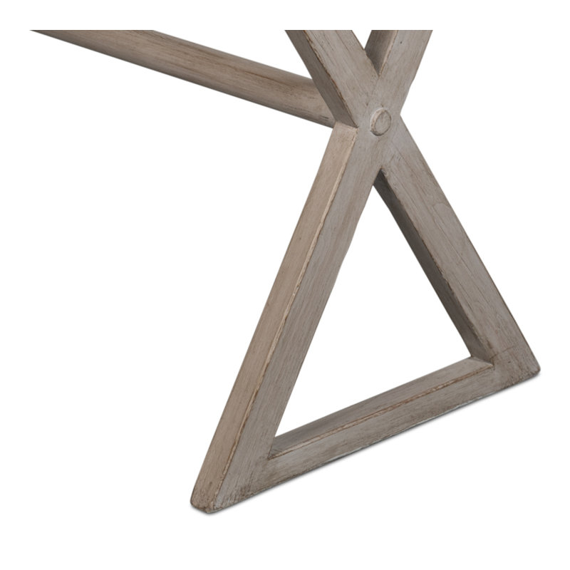 Kitchen Solid Wood Writing Desk, Stone Gray