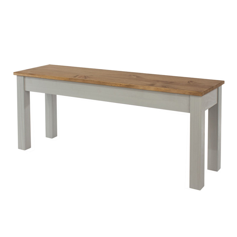 Lucian Wood Bench, H45 x W135 x D30cm