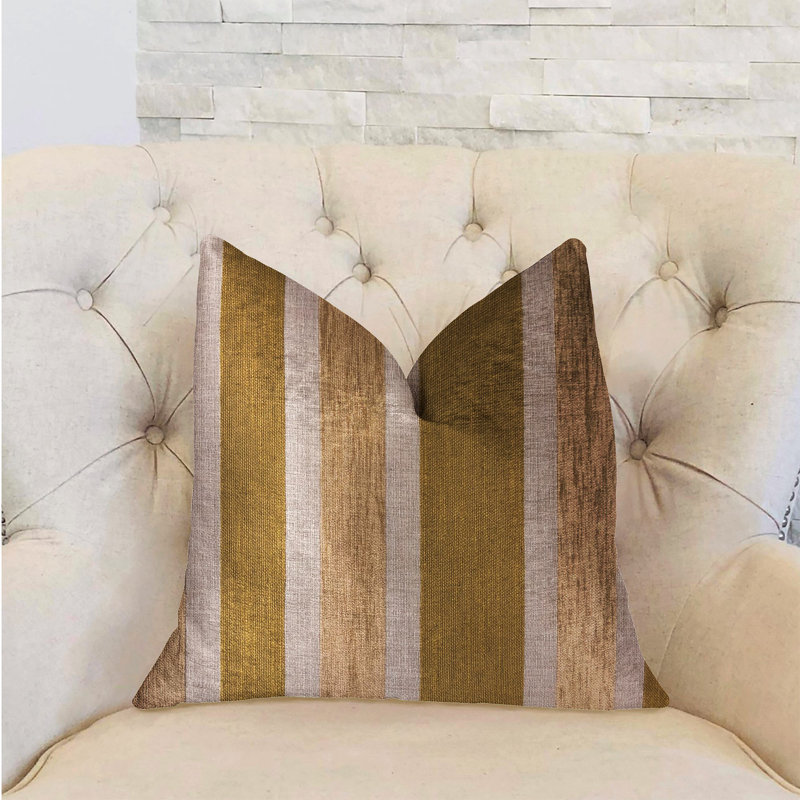 Oreiller de luxe Lines, 18 po x 18 po, Coussin décoratif