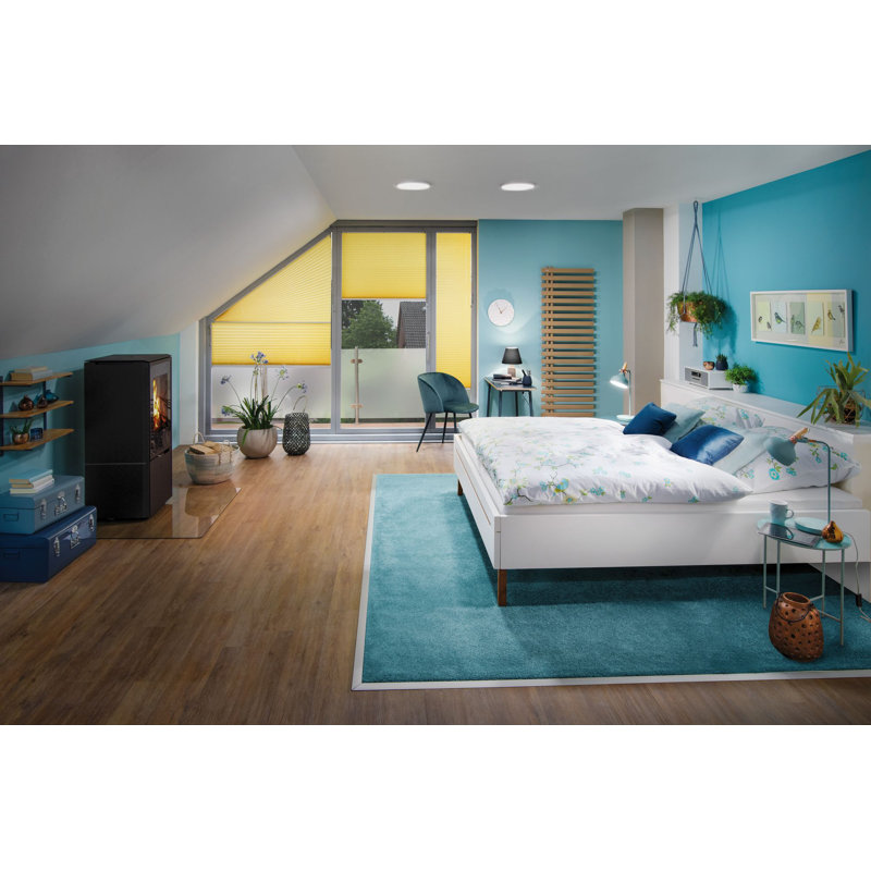 LED Flush Mount, Matte Chrome, 2cm H x 30cm W x 30cm D