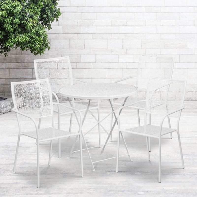 Ensemble repas 5 pièces Speegle, Blanc