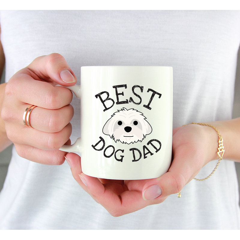 Tasse à café Best Dog Dad, Maltais