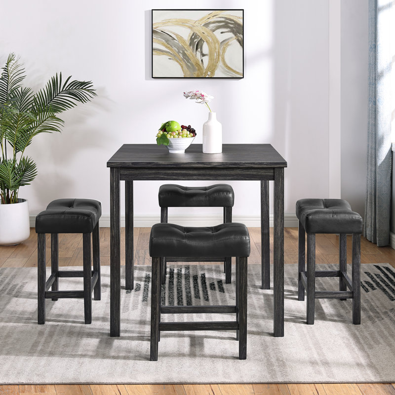 Merlen 35'' Bar Set, Black
