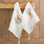  Ensemble de 2 torchons Spring Bunny