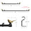 Tringle à rideaux simple réglable 1 po-73484724-73484720