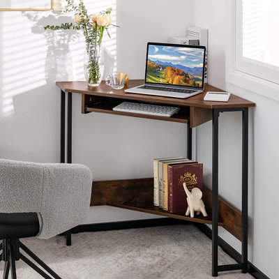 Alagan 101Cm W Corner Writing Desk