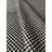 Erhart Black/White Checkers Printed Cowhide Rug