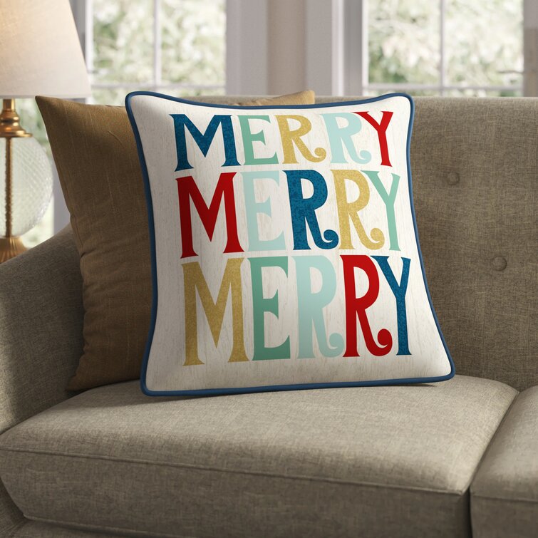 Safavieh Merry Christmas Pillow