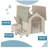 Martell Solid Wood Dog House