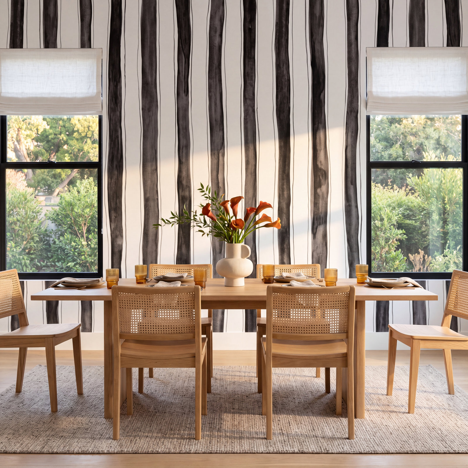 Porter Teleo Wallpaper Roll, Black