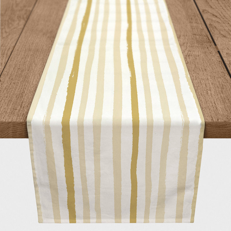 Chemin de table rectangulaire Baftjar, 90 po x 16 po, Bleu