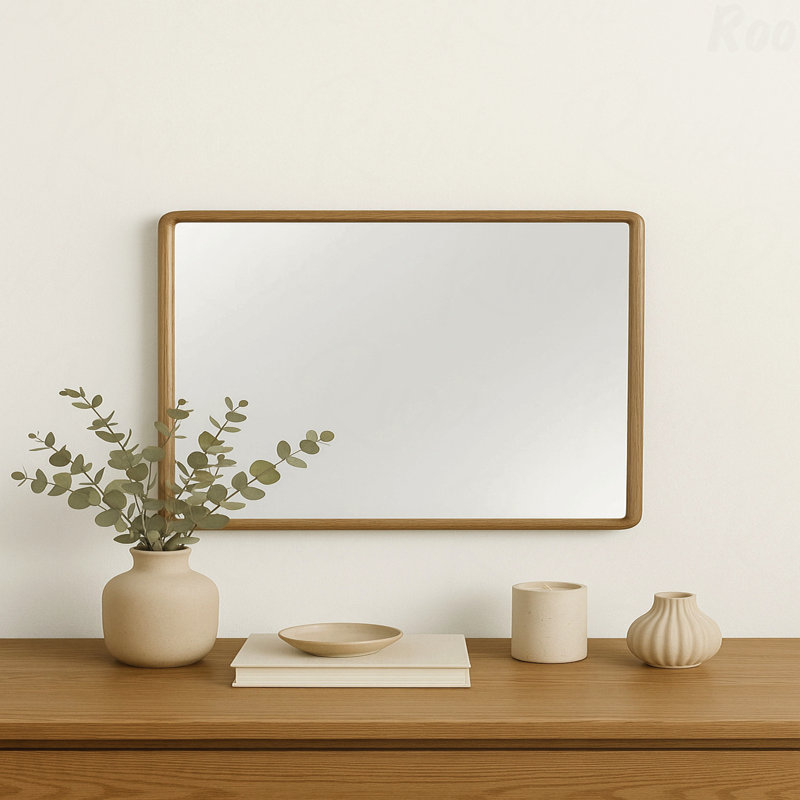 Small Accent Mirror, Brown