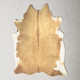 Charlize Hand Curated Cowhide Contemporary Whitish Beige 13 Area Rug