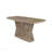 Dining Table - Toffe With Rope Base