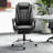Elianagrace Reclining Office Chair with Massage, Heating, Ergonomic Office Chair with Foot Rest-1018797741