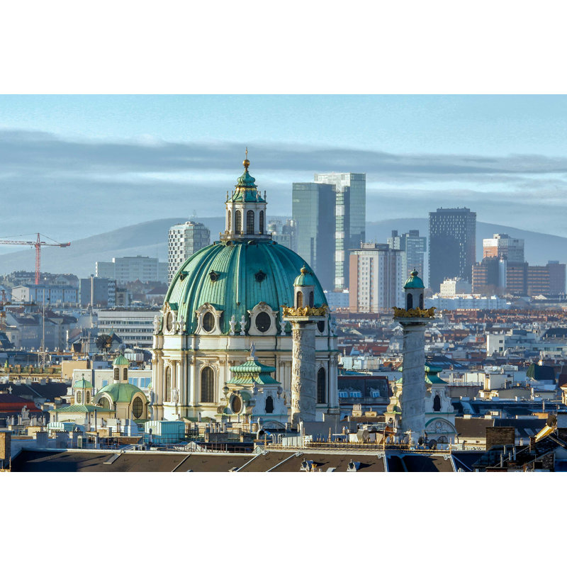 " Vienna, Austria " by Alexpoison, 32" H x 48" W x 1.25" D