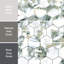 Touche 4" Hex 11-3/4 In. X 13-5/8 In. Porcelain Mosaic Tile-1846165555